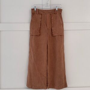 young fabulous and broke YFB pants wide leg cocoa color size L